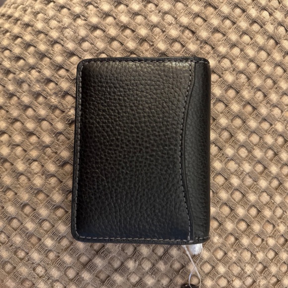 Black Coach Wallet Tea Roses with Chain - Picture 4 of 8